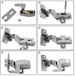 Led lučke za omarice kuhinje Ibest 2 kosa