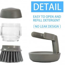 Krtača za posodo z dozirnikom za milo iBEST PRO 