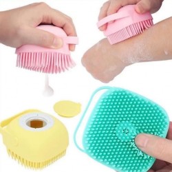 Silikonska krtača za odmrlo kožo in nežno masažo lasišča masaža