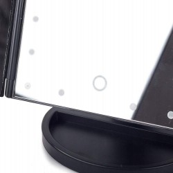 Namizno LED ogledalo s povečavo Deluxe