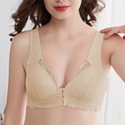 Amaze Brezšivni pushup modrček sprednje zapiranje