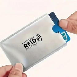 4 x RFID zaščitni aluminijasti etui za kartice