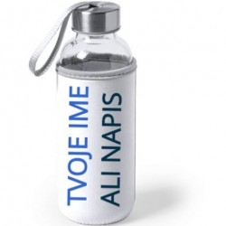 Steklenica za vodo iz stekla 420 ml Unikatna