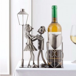 Kovinski izdelek zaljubljenca držalo za vino
