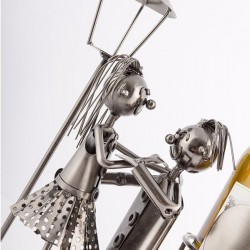 Kovinski izdelek zaljubljenca držalo za vino