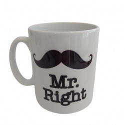 Skodelica za pare Mr. Right in Mrs. always right